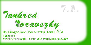 tankred moravszky business card